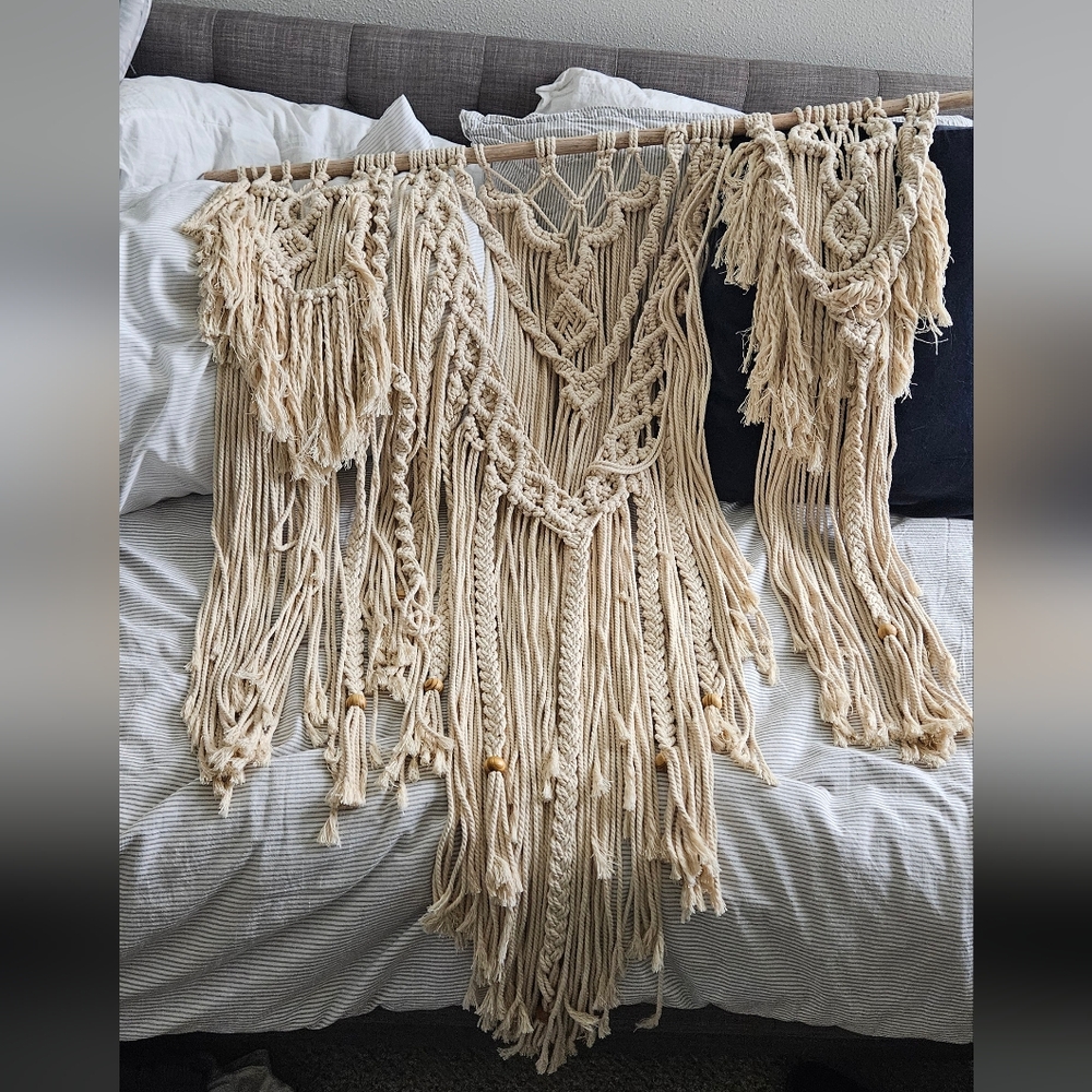 Large handmade macrame